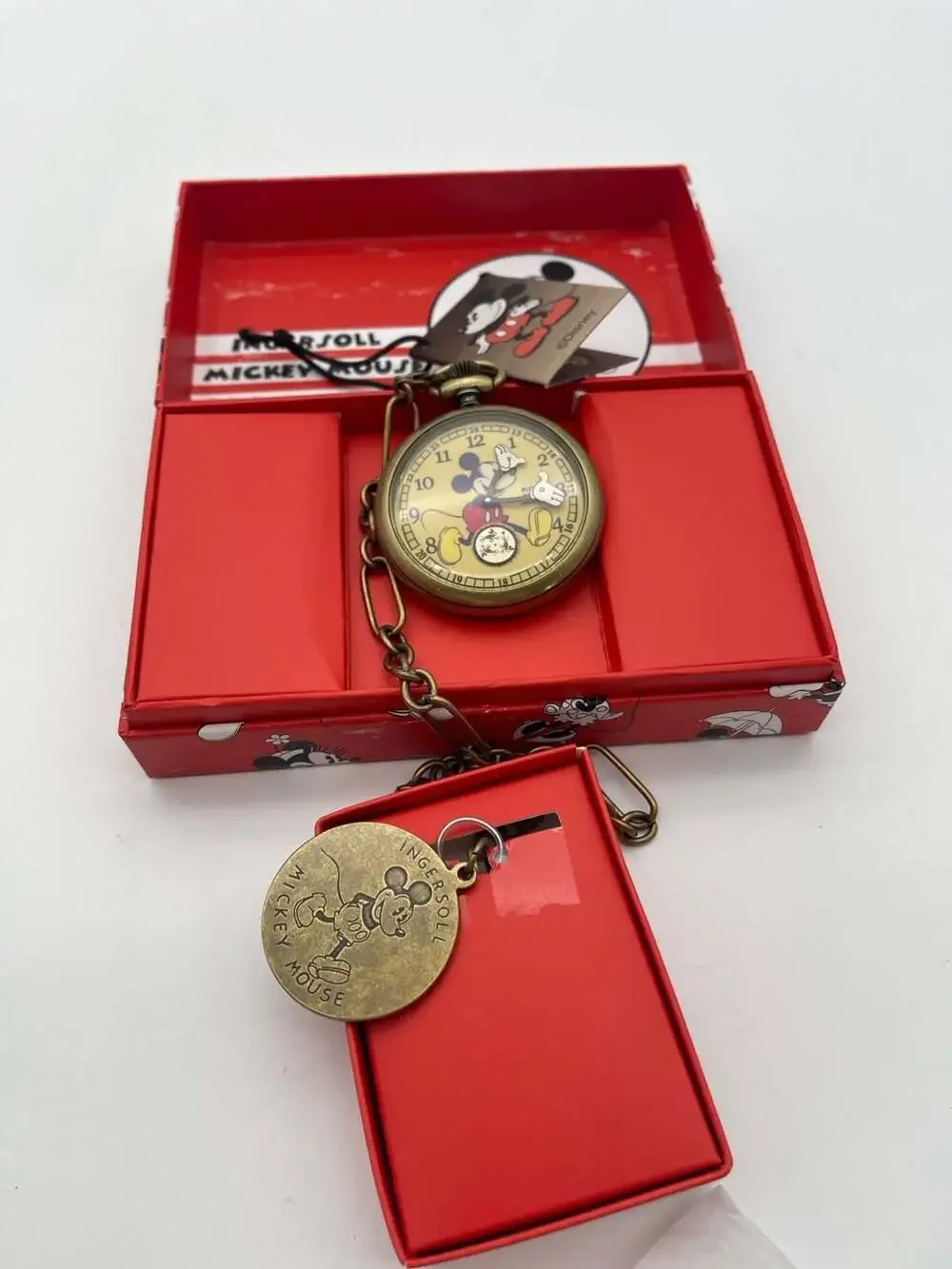Ingersoll Mickey Mouse 30's Collection Pocket Watch Disney Parks Limited Edition